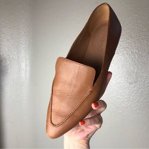 Madewell Frances Brown Leather Loafer